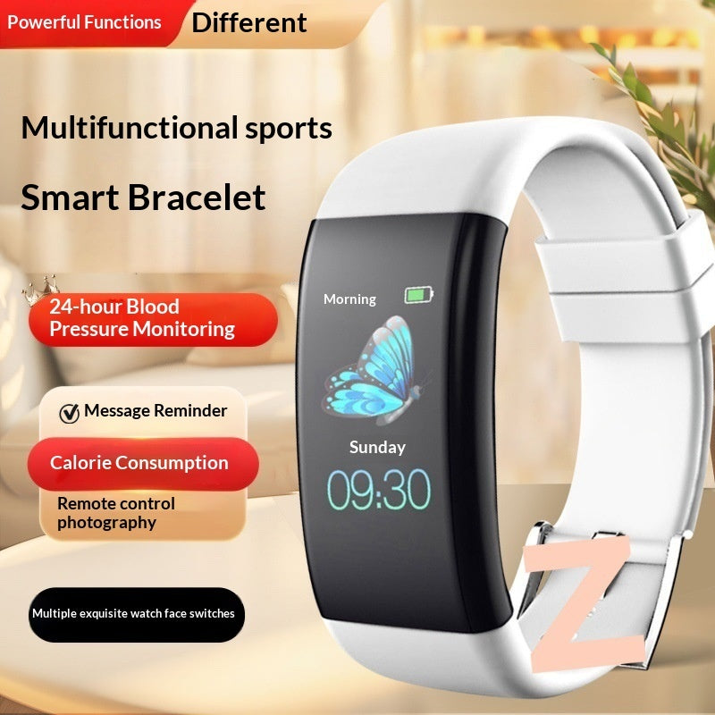 Smart Multifunctional Fitness Pedometer Alarm Clock Bluetooth Watch