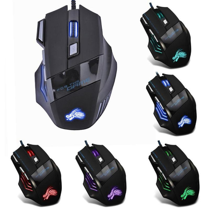 7-Color LED Backlight Optical Mouse