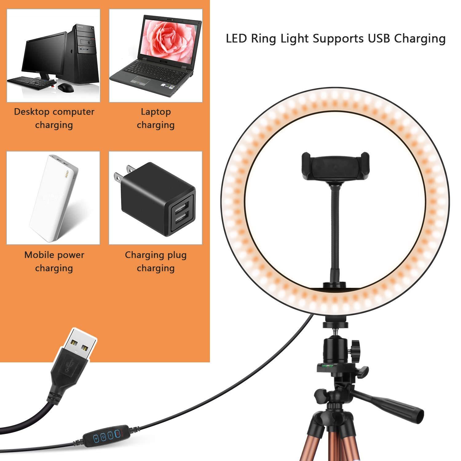 Fill light desktop ring light tripod