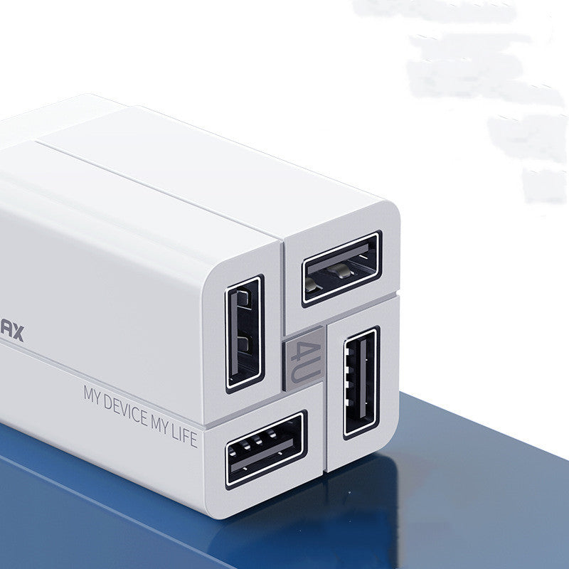 4-head multi head quick charging power adapter