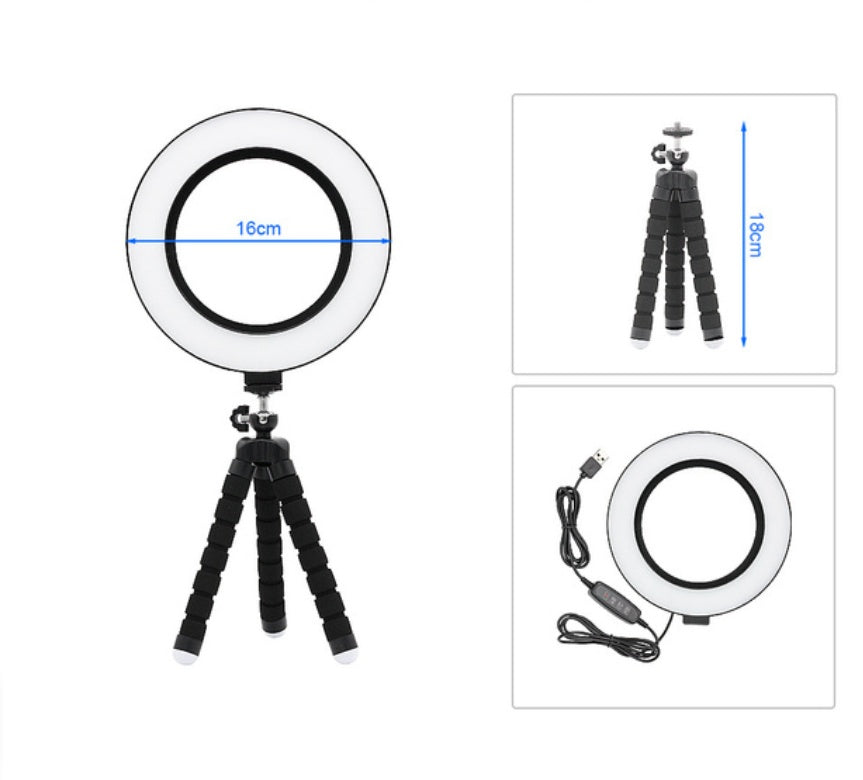 Fill Light Bracket LED Ring Light Octopus Tripod