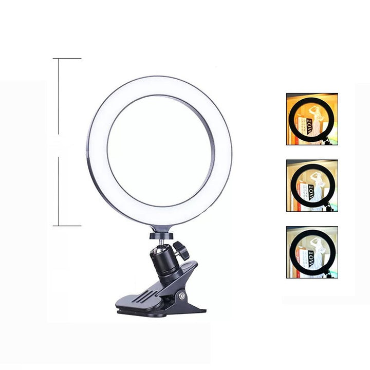 Selfie photography tripod desktop stand fill light