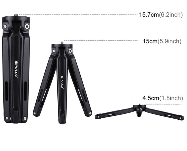 Mobile phone metal mini tripod Desktop tripod