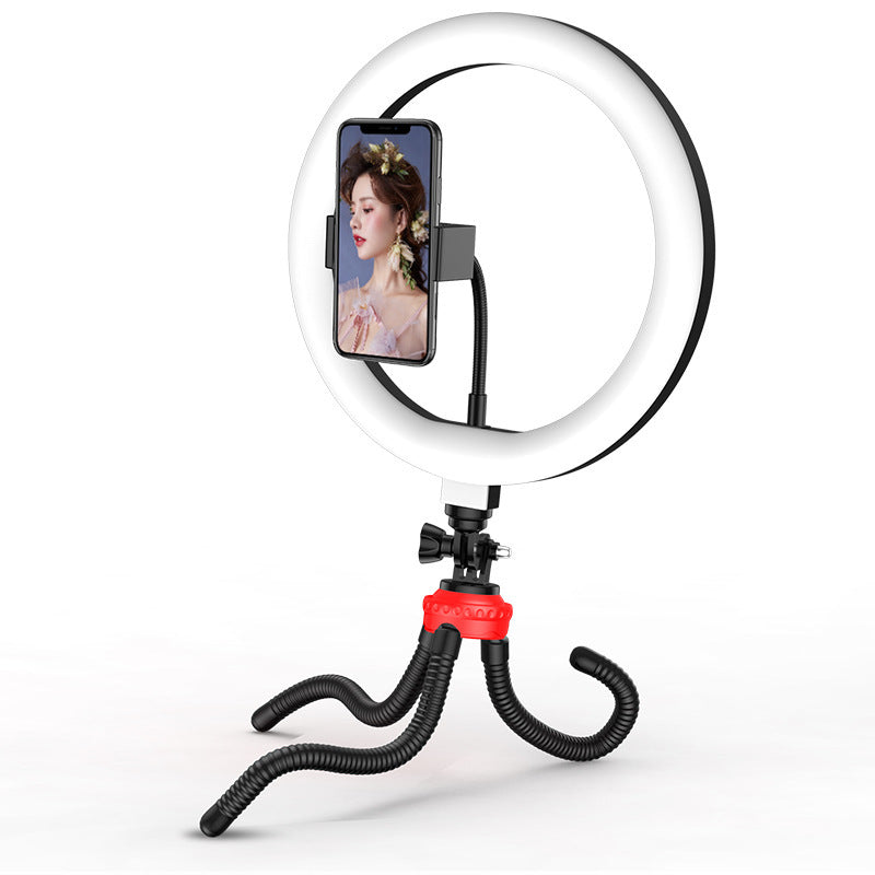 Desktop Tripod 10 Inch LED Net Red Ring Light