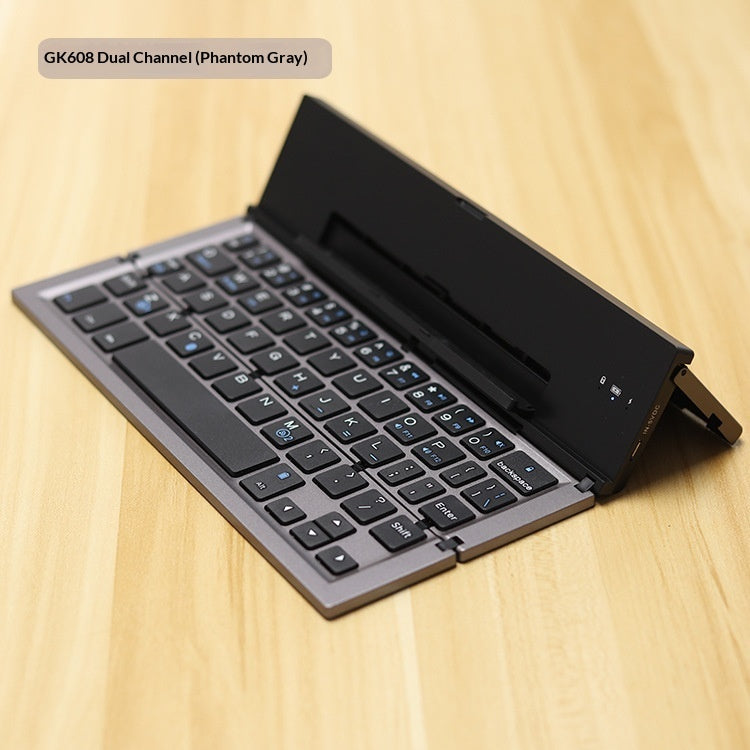 Geyes Bluetooth Wireless Foldable Keyboard, Three-System Dual-Mode