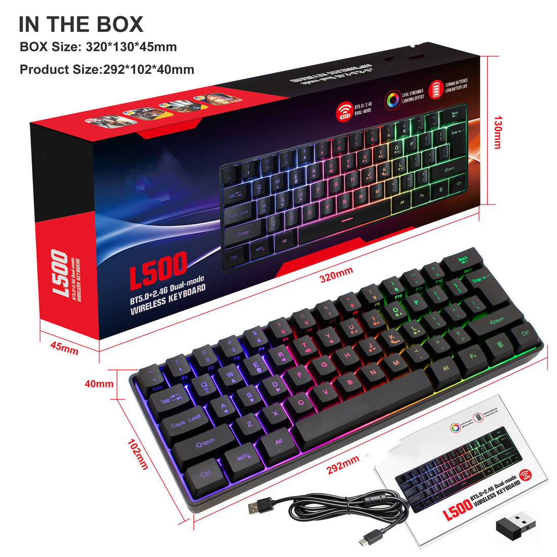 Wired Gaming Membrane Keyboard
