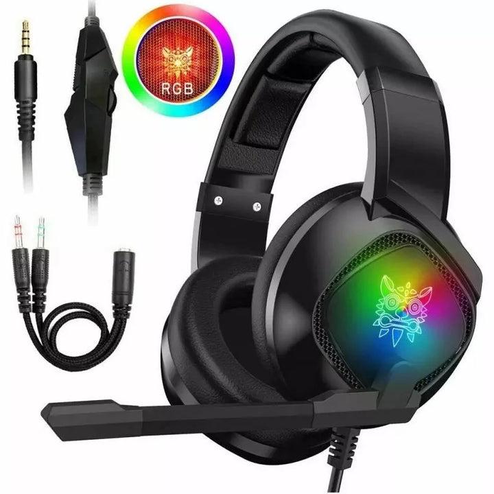 PS4 Over Ear Headphones RGB Earphone