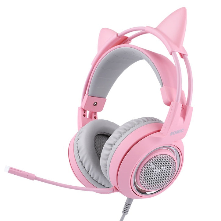 Headsets LED Cat Ear Headphones