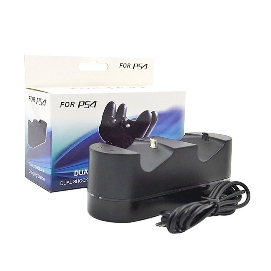Playstation 4 Charger Kit  Dual Usb Charging Dock Station Stand For Ps4 Controller