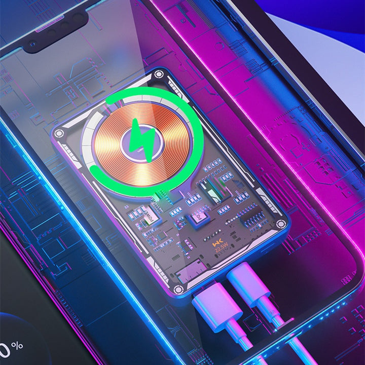 Transparent Magnetic Portable Wireless Power Bank