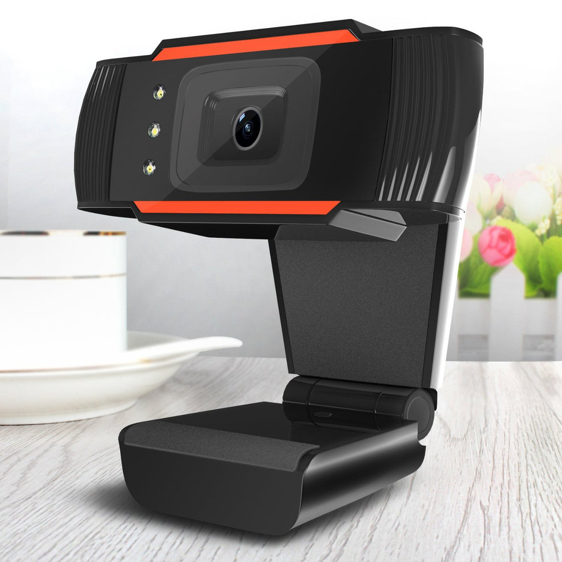 High-definition Webcam With Adjustable Brightness