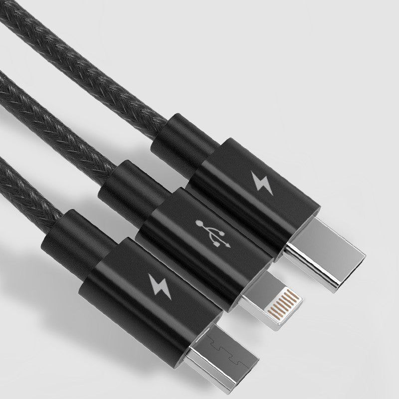 Three-in-one Data Cable Charging Cable