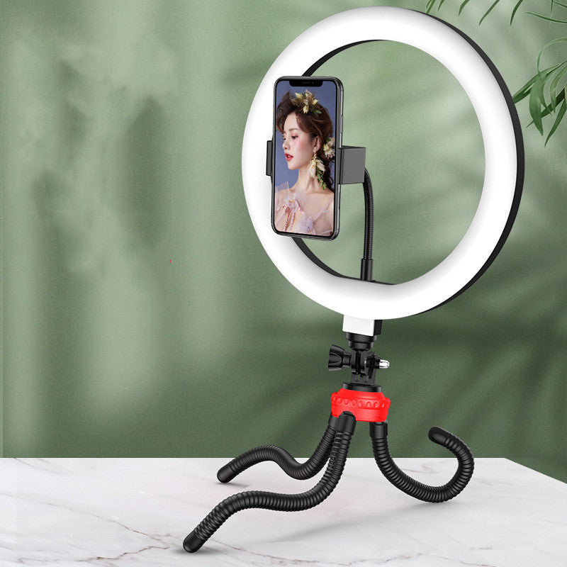 Desktop Tripod 10 Inch LED Net Red Ring Light