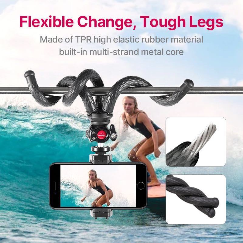 Black Octopus Mobile Phone Tripod Set